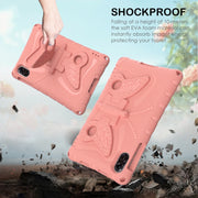 For Honor Pad X8 Pro 11.5 Butterfly Bracket EVA Shockproof Tablet Case(Pink Orange)