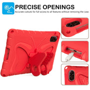 For Honor Pad X8 Pro 11.5 Butterfly Bracket EVA Shockproof Tablet Case(Red)