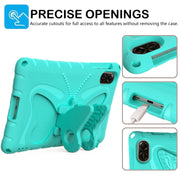 For Honor Pad X8 Pro 11.5 Butterfly Bracket EVA Shockproof Tablet Case(Mint Green)