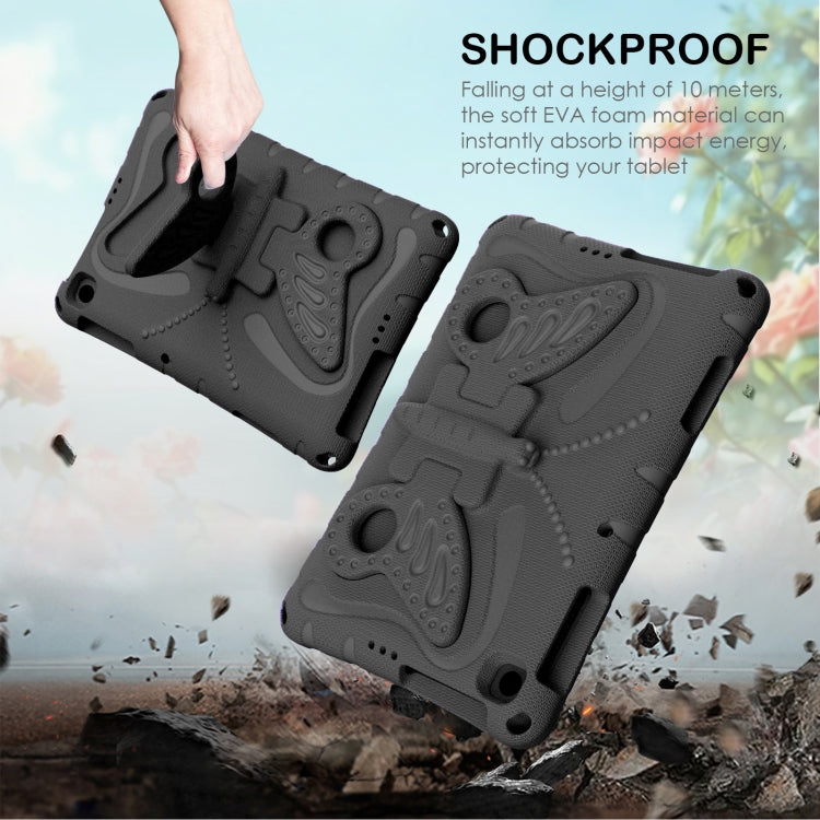 For Honor Pad X8 / X8 Lite 10.1 Butterfly Bracket EVA Shockproof Tablet Case(Black)