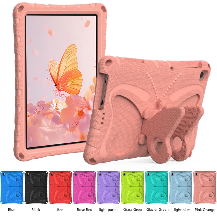 For Honor Pad X6 / Enjoy Tablet 2 Butterfly Bracket EVA Shockproof Tablet Case(Pink Orange)