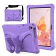 For Honor Pad X6 / Enjoy Tablet 2 Butterfly Bracket EVA Shockproof Tablet Case(Light Purple) - Honor by PMC TechLife | Online Shopping South Africa | PMC TechLife | Buy Now Pay Later Mobicred
