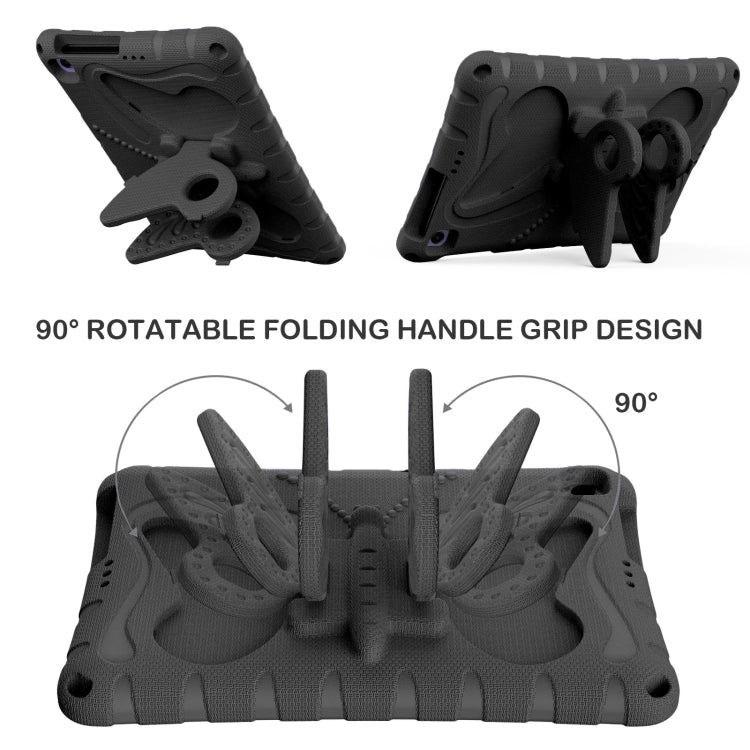 For Honor Pad X6 / Enjoy Tablet 2 Butterfly Bracket EVA Shockproof Tablet Case(Black)