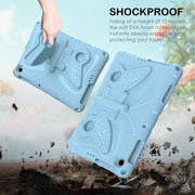 For Honor Pad X6 / Enjoy Tablet 2 Butterfly Bracket EVA Shockproof Tablet Case(Light Blue)