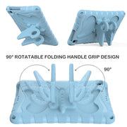 For Honor Pad X6 / Enjoy Tablet 2 Butterfly Bracket EVA Shockproof Tablet Case(Light Blue)