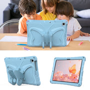For Honor Pad X6 / Enjoy Tablet 2 Butterfly Bracket EVA Shockproof Tablet Case(Light Blue)