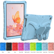 For Honor Pad X6 / Enjoy Tablet 2 Butterfly Bracket EVA Shockproof Tablet Case(Light Blue)