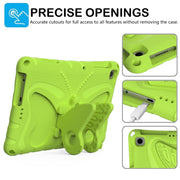 For Honor Pad X6 / Enjoy Tablet 2 Butterfly Bracket EVA Shockproof Tablet Case(Grass Green)
