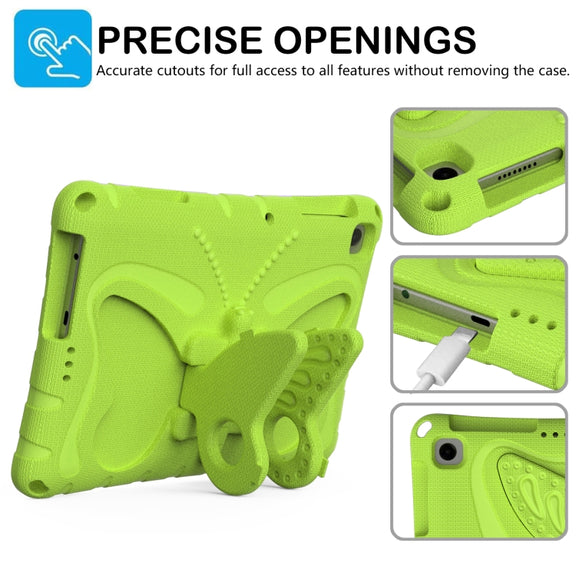 For Honor Pad X6 / Enjoy Tablet 2 Butterfly Bracket EVA Shockproof Tablet Case(Grass Green)