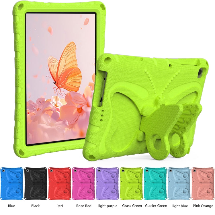 For Honor Pad X6 / Enjoy Tablet 2 Butterfly Bracket EVA Shockproof Tablet Case(Grass Green)