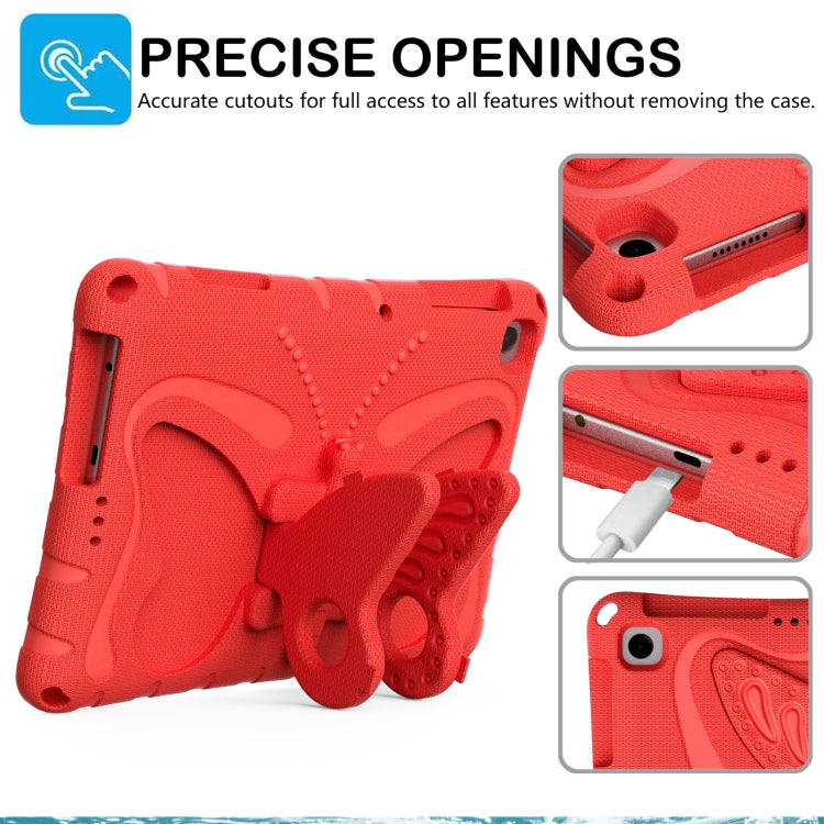 For Honor Pad X6 / Enjoy Tablet 2 Butterfly Bracket EVA Shockproof Tablet Case(Red)