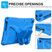 For Honor Pad X6 / Enjoy Tablet 2 Butterfly Bracket EVA Shockproof Tablet Case(Blue)