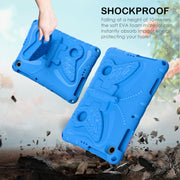 For Honor Pad X6 / Enjoy Tablet 2 Butterfly Bracket EVA Shockproof Tablet Case(Blue)