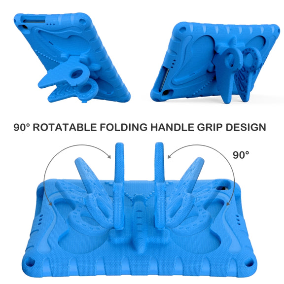 For Honor Pad X6 / Enjoy Tablet 2 Butterfly Bracket EVA Shockproof Tablet Case(Blue)