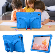 For Honor Pad X6 / Enjoy Tablet 2 Butterfly Bracket EVA Shockproof Tablet Case(Blue)