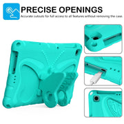 For Honor Pad X6 / Enjoy Tablet 2 Butterfly Bracket EVA Shockproof Tablet Case(Mint Green)