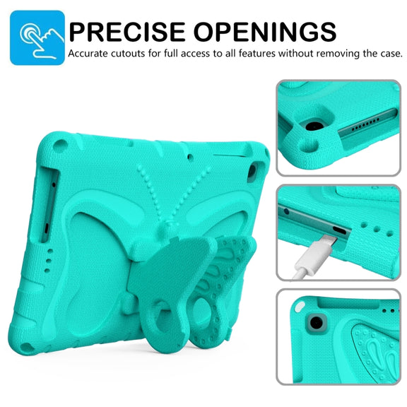 For Honor Pad X6 / Enjoy Tablet 2 Butterfly Bracket EVA Shockproof Tablet Case(Mint Green)