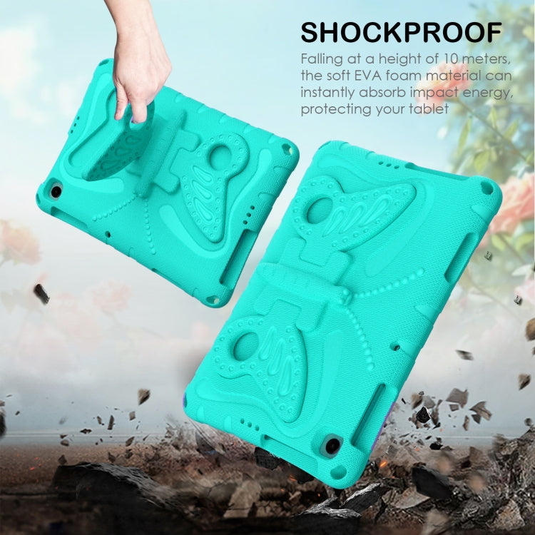 For Honor Pad X6 / Enjoy Tablet 2 Butterfly Bracket EVA Shockproof Tablet Case(Mint Green)