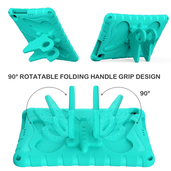 For Honor Pad X6 / Enjoy Tablet 2 Butterfly Bracket EVA Shockproof Tablet Case(Mint Green)