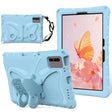 For Honor Tablet V7 11 2021 Butterfly Bracket EVA Shockproof Tablet Case(Light Blue) - Honor by PMC TechLife | Online Shopping South Africa | PMC TechLife | Buy Now Pay Later Mobicred