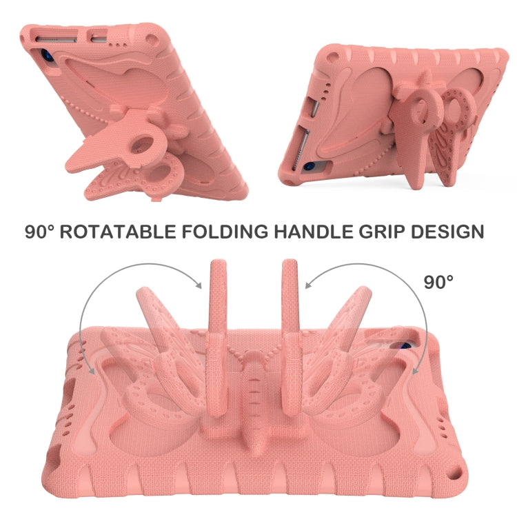 For Honor V6 10.4 2020 Butterfly Bracket EVA Shockproof Tablet Case(Pink Orange)
