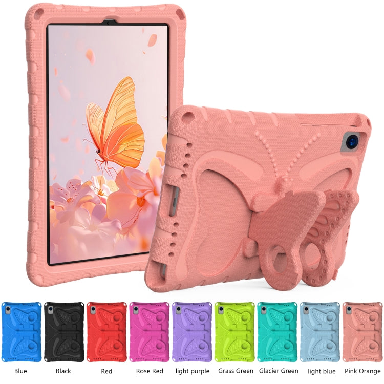 For Honor V6 10.4 2020 Butterfly Bracket EVA Shockproof Tablet Case(Pink Orange)