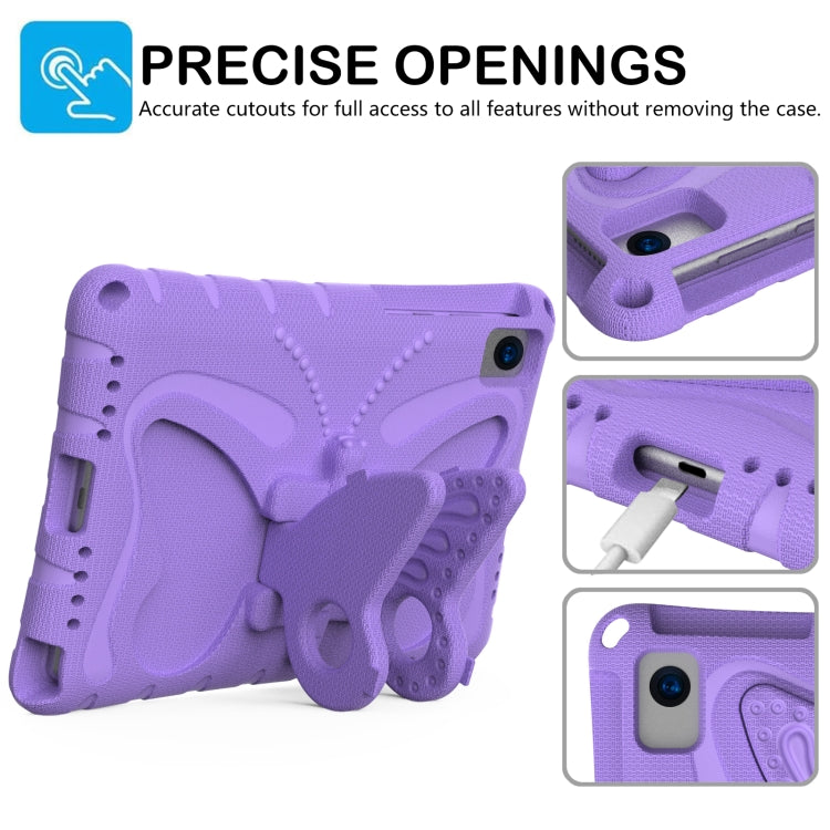 For Honor V6 10.4 2020 Butterfly Bracket EVA Shockproof Tablet Case(Light Blue)