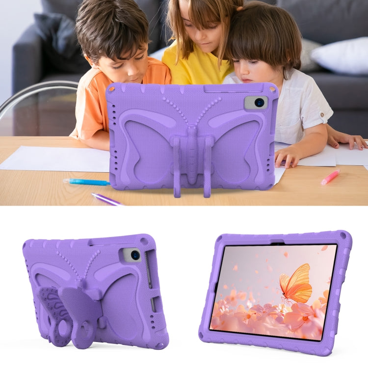 For Honor V6 10.4 2020 Butterfly Bracket EVA Shockproof Tablet Case(Light Blue)