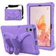 For Huawei MatePad 10.4 Butterfly Bracket EVA Shockproof Tablet Case(Light Purple) - Huawei by PMC TechLife | Online Shopping South Africa | PMC TechLife | Buy Now Pay Later Mobicred