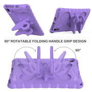 For Huawei MatePad 10.4 Butterfly Bracket EVA Shockproof Tablet Case(Light Purple)