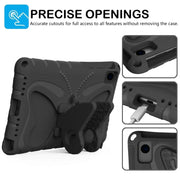 For Huawei MatePad 10.4 Butterfly Bracket EVA Shockproof Tablet Case(Black)