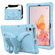 For Huawei MatePad 10.4 Butterfly Bracket EVA Shockproof Tablet Case(Light Blue) - Huawei by PMC TechLife | Online Shopping South Africa | PMC TechLife | Buy Now Pay Later Mobicred
