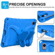 For Huawei MatePad 10.4 Butterfly Bracket EVA Shockproof Tablet Case(Blue)