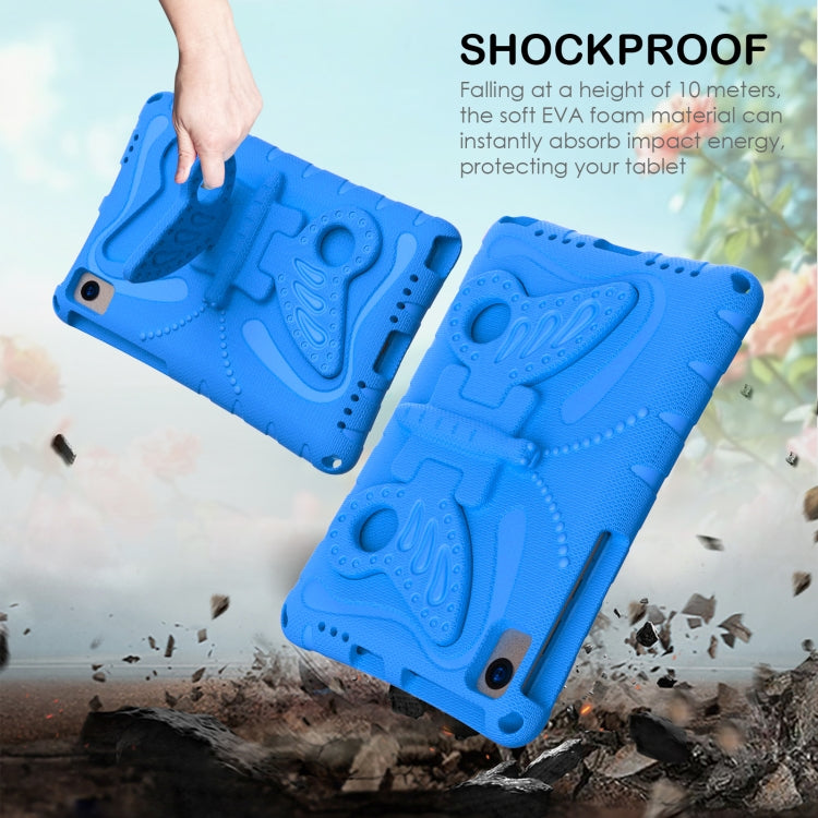 For Huawei MatePad 10.4 Butterfly Bracket EVA Shockproof Tablet Case(Blue)