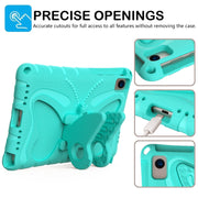 For Huawei MatePad 10.4 Butterfly Bracket EVA Shockproof Tablet Case(Mint Green)