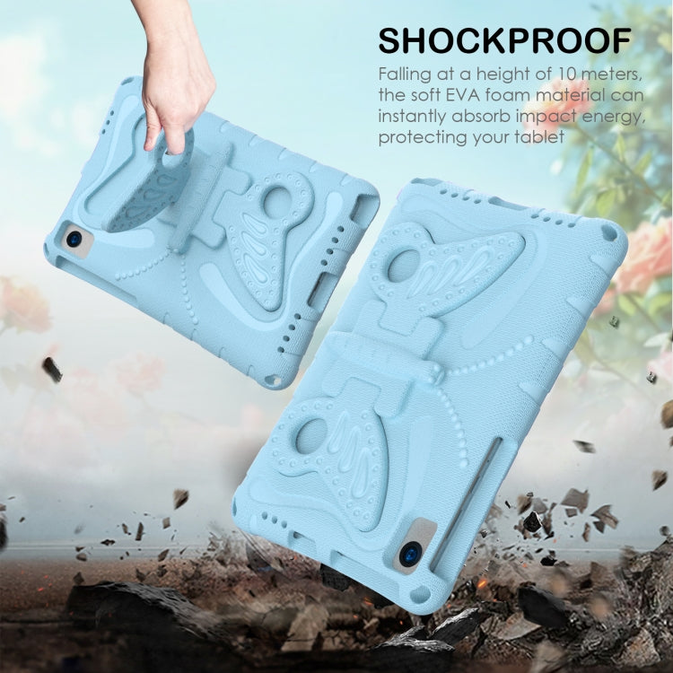 For Huawei MatePad SE 10.4 Butterfly Bracket EVA Shockproof Tablet Case(Light Purple)