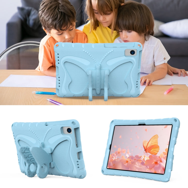 For Huawei MatePad SE 10.4 Butterfly Bracket EVA Shockproof Tablet Case(Light Purple)