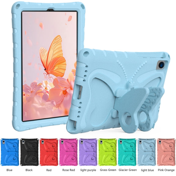 For Huawei MatePad SE 10.4 Butterfly Bracket EVA Shockproof Tablet Case(Light Purple)