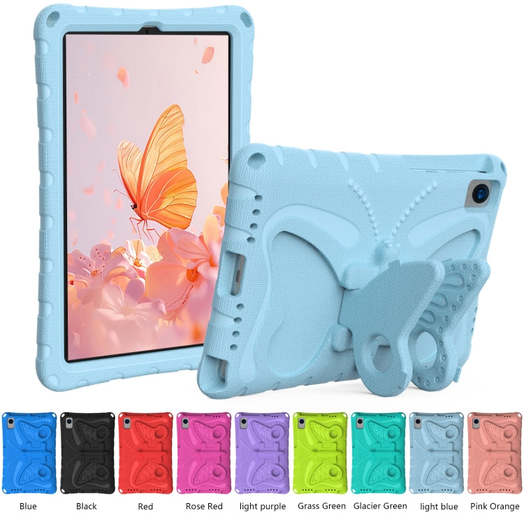 For Huawei MatePad SE 10.4 Butterfly Bracket EVA Shockproof Tablet Case(Light Purple)