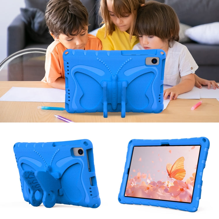 For Huawei MatePad SE 10.4 Butterfly Bracket EVA Shockproof Tablet Case(Blue)