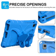 For Huawei MatePad T8 8.0 2020 Butterfly Bracket EVA Shockproof Tablet Case(Blue)
