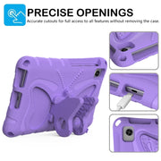 For TCL Tab 8 LE / WiFi 2023 Butterfly Bracket EVA Shockproof Tablet Case(Light Purple)
