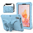 For TCL Tab 8 LE / WiFi 2023 Butterfly Bracket EVA Shockproof Tablet Case(Light Blue) - free shipping - PMC TechLife - Order now!