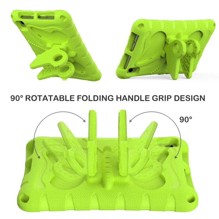 For TCL Tab 8 LE / WiFi 2023 Butterfly Bracket EVA Shockproof Tablet Case(Grass Green)