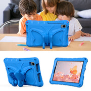 For TCL Tab 8 LE / WiFi 2023 Butterfly Bracket EVA Shockproof Tablet Case(Blue)