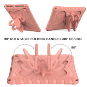 For Amazon Kindle Fire Max 11 2023 Butterfly Bracket EVA Shockproof Tablet Case(Pink Orange)
