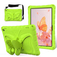 For Amazon Kindle Fire Max 11 2023 Butterfly Bracket EVA Shockproof Tablet Case(Grass Green) - Amazon by PMC TechLife | Online Shopping South Africa | PMC TechLife | Buy Now Pay Later Mobicred