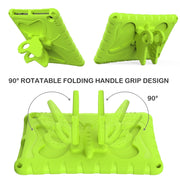 For Amazon Kindle Fire Max 11 2023 Butterfly Bracket EVA Shockproof Tablet Case(Grass Green)
