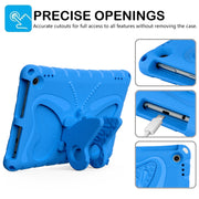 For Amazon Kindle Fire Max 11 2023 Butterfly Bracket EVA Shockproof Tablet Case(Blue)