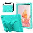 For Amazon Kindle Fire Max 11 2023 Butterfly Bracket EVA Shockproof Tablet Case(Mint Green) - Amazon by PMC TechLife | Online Shopping South Africa | PMC TechLife | Buy Now Pay Later Mobicred